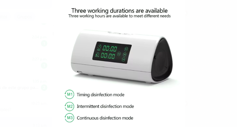Esterilizador de Ozono para CPAP